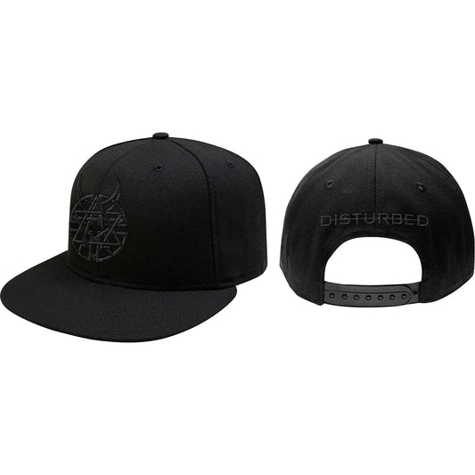 DISTURBED UNISEX SNAPBACK CAP: ICON & LOGO