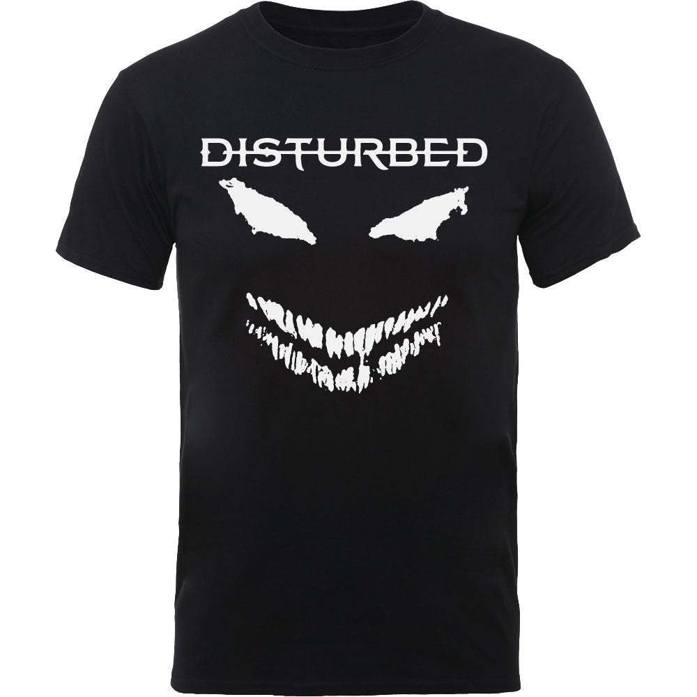 DISTURBED UNISEX T-SHIRT: SCARY FACE CANDLE