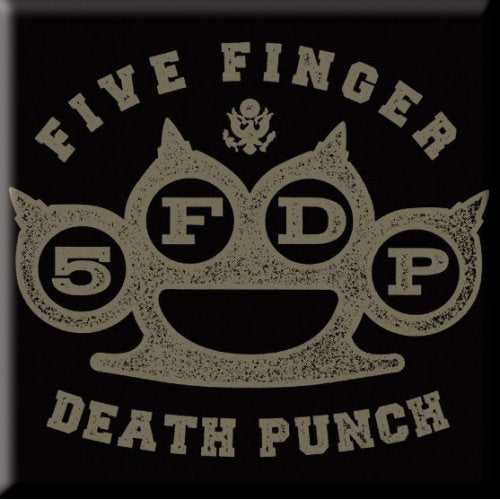 FIVE FINGER DEATH PUNCH FRIDGE MAGNET: BRASS KNUCKLE