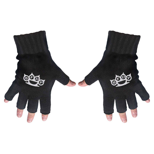 FIVE FINGER DEATH PUNCH UNISEX FINGERLESS GLOVES: LOGO