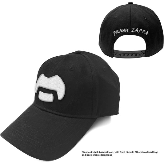 Frank Zappa White Moustache Baseball Cap