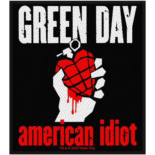 GREEN DAY STANDARD PATCH: AMERICAN IDIOT