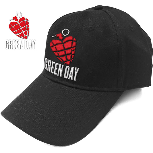 GREEN DAY UNISEX BASEBALL CAP: GRENADE LOGO