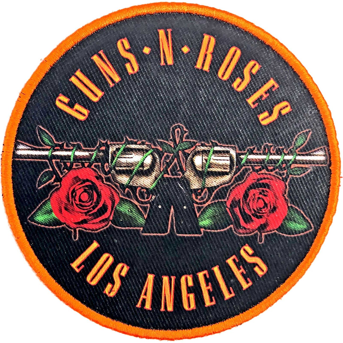 GUNS N' ROSES STANDARD PATCH: LOS ANGELES ORANGE