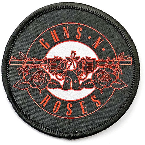 GUNS N' ROSES STANDARD PATCH: RED CIRCLE LOGO