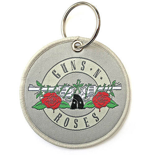 GUNS N' ROSES KEYCHAIN: SILVER CIRCLE LOGO