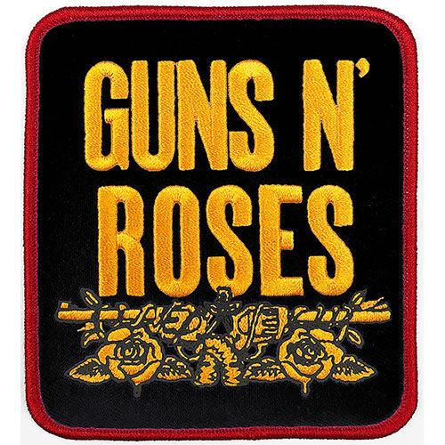 GUNS N' ROSES STANDARD PATCH: STACKED BLACK