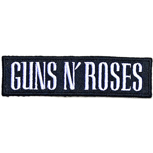 GUNS N' ROSES STANDARD PATCH: TEXT LOGO
