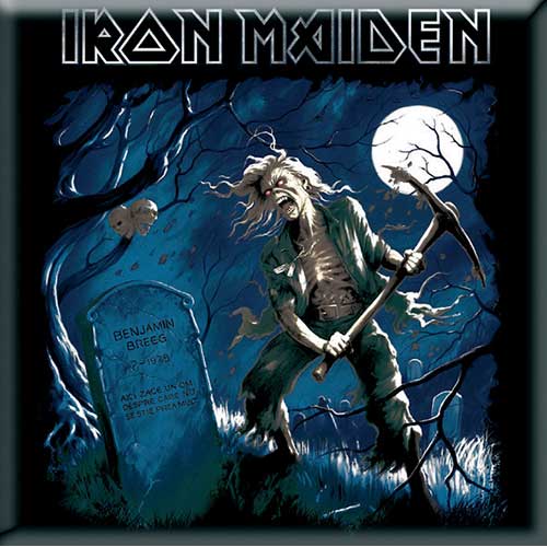 IRON MAIDEN FRIDGE MAGNET: BENJAMIN BREEG