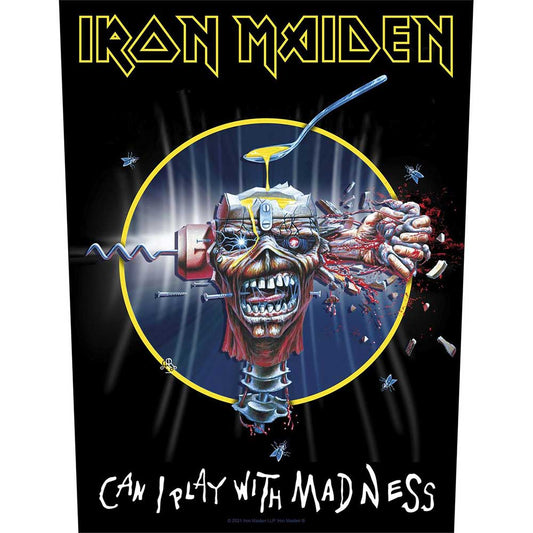 IRON MAIDEN BACK PATCH: CAN I PLAY WITH MADNESS