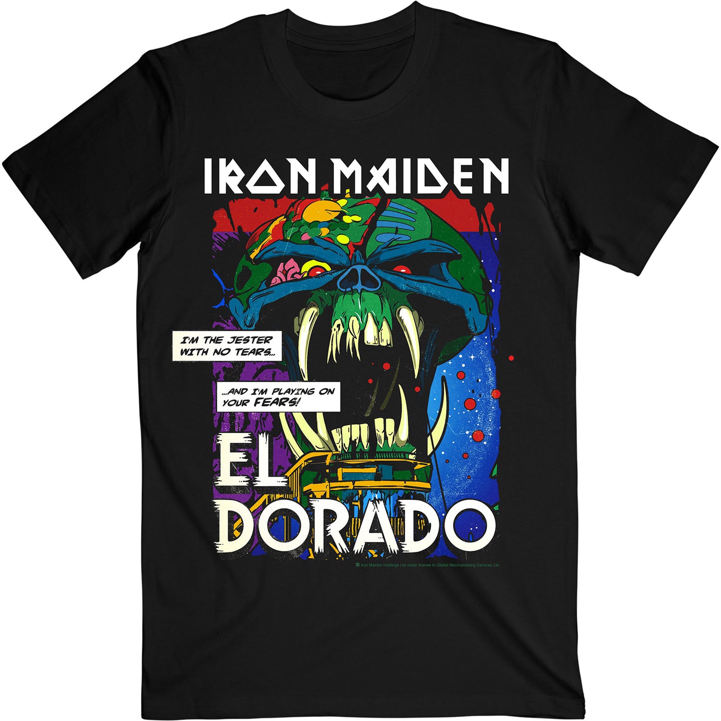 IRON MAIDEN UNISEX T-SHIRT: EL DORADO