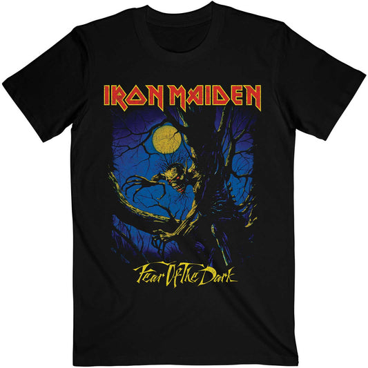 IRON MAIDEN UNISEX T-SHIRT: FEAR OF THE DARK MOONLIGHT