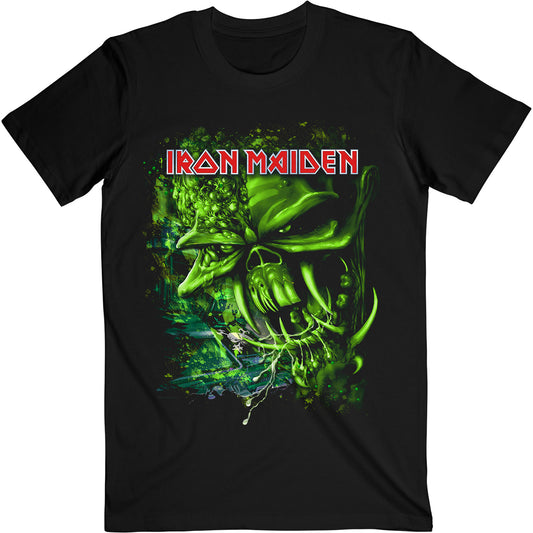 IRON MAIDEN UNISEX T-SHIRT: FINAL FRONTIER GREEN