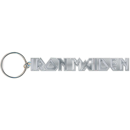 IRON MAIDEN KEYCHAIN: LOGO WITH NO TAILS.