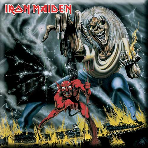 IRON MAIDEN FRIDGE MAGNET: NUMBERS OF THE BEAST