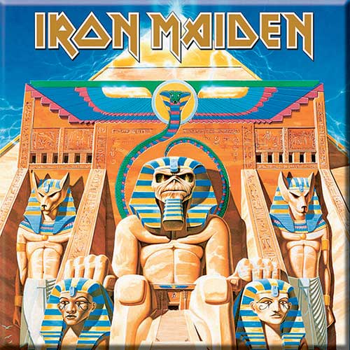 IRON MAIDEN FRIDGE MAGNET: POWERSLAVE