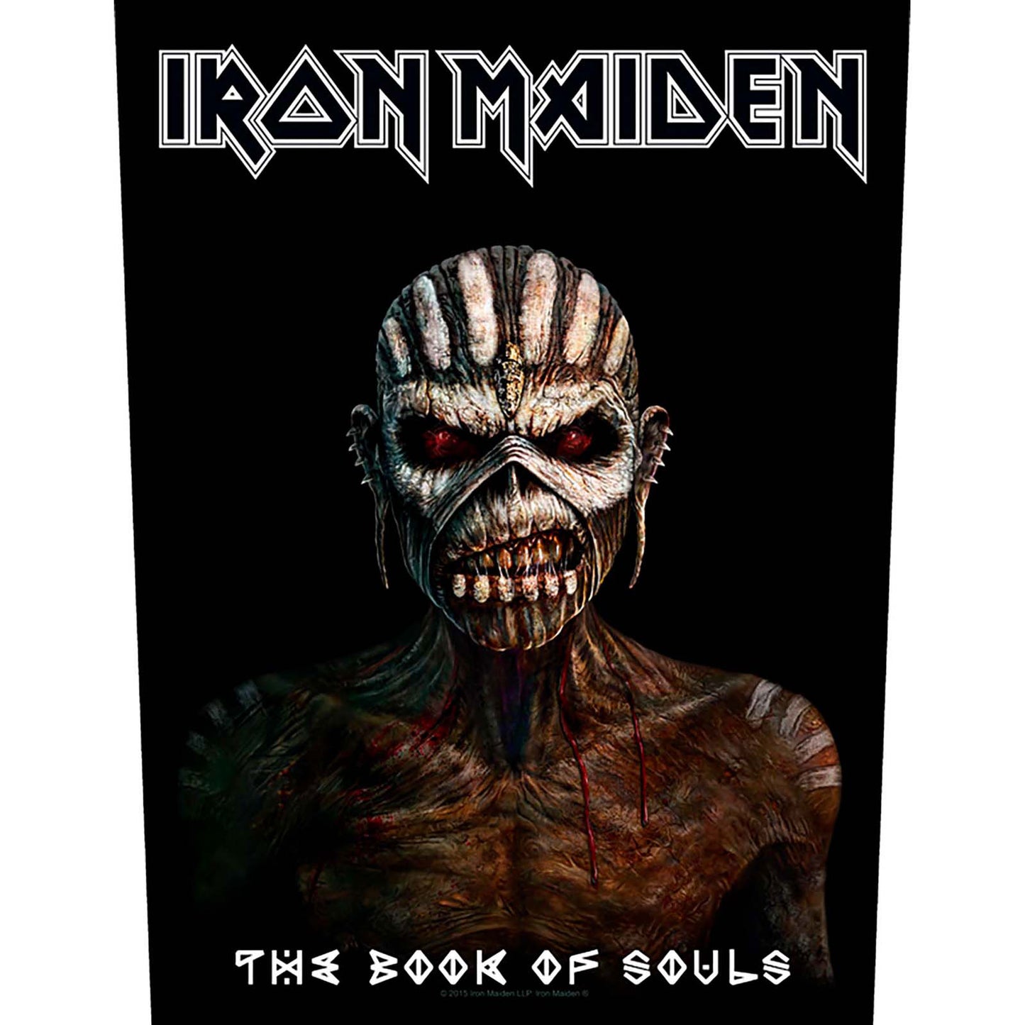 IRON MAIDEN BACK PATCH: THE BOOK OF SOULS