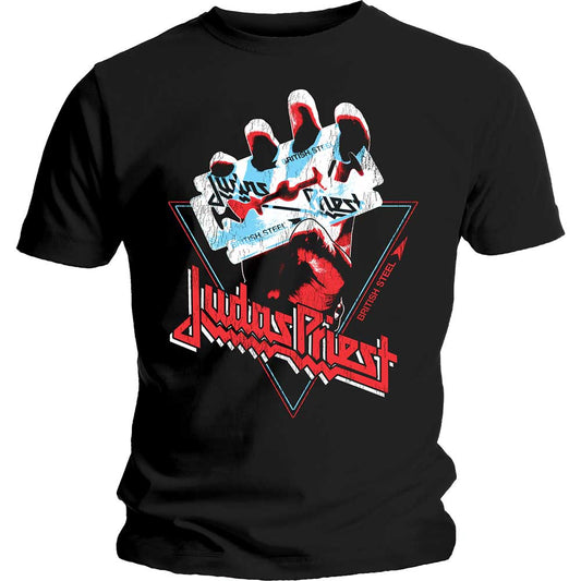 Judas Priest British Steel Hand Triangle Unisex T-Shirt