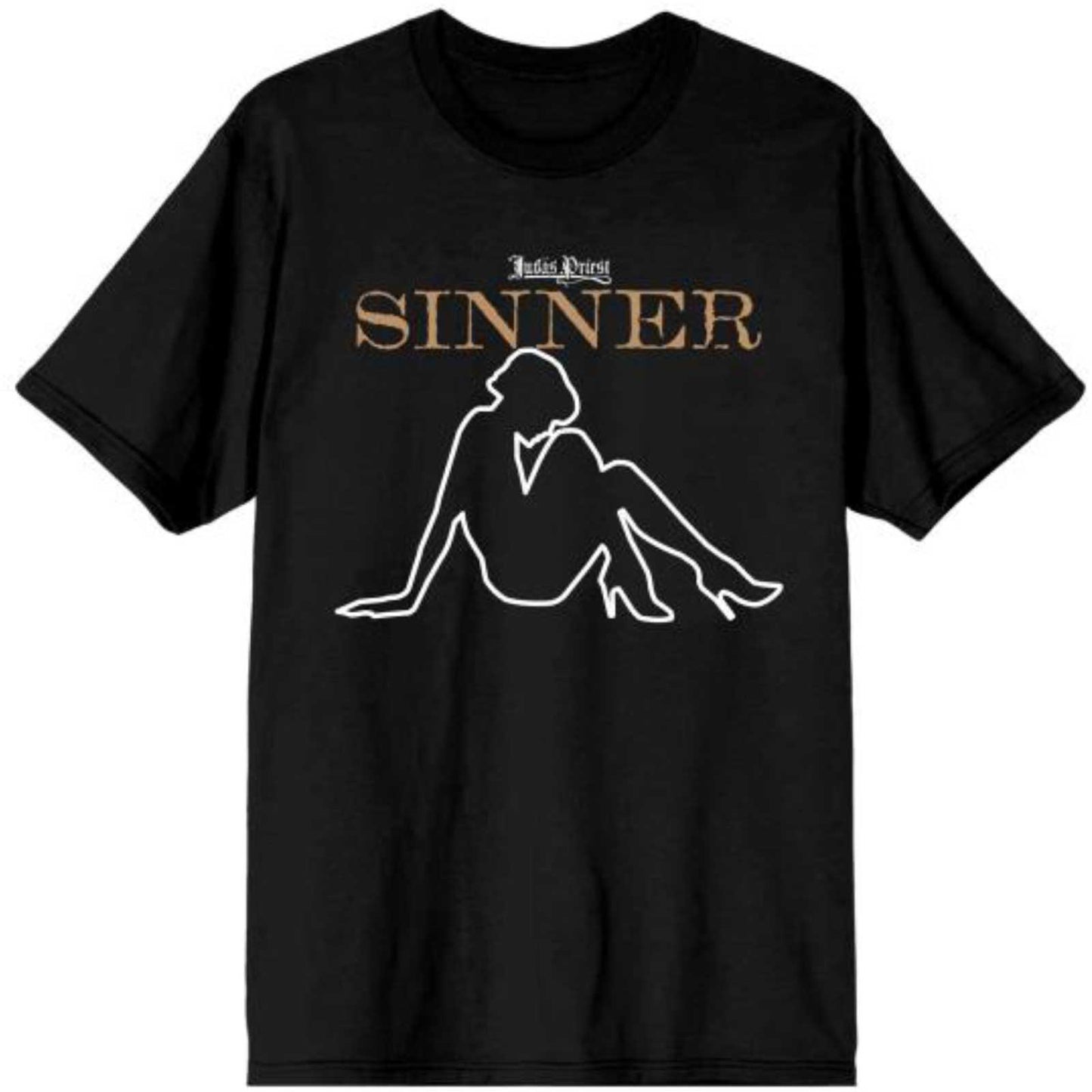 Judas Priest Sin After Sin Sinner Slogan Lady T-Shirt