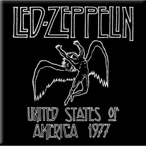 LED ZEPPELIN FRIDGE MAGNET: 1977 USA TOUR