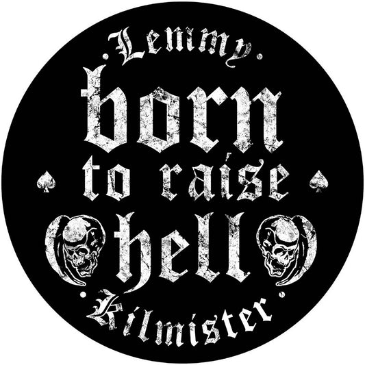 LEMMY BACK PATCH: BORN TO RAISE HELL