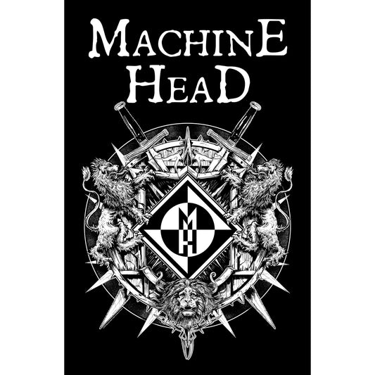 MACHINE HEAD TEXTILE POSTER: CREST