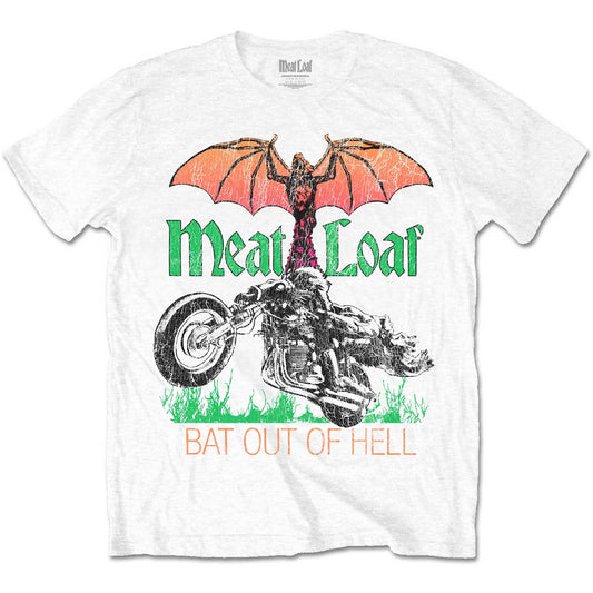 MEAT LOAF UNISEX T-SHIRT: BAT OUT OF HELL