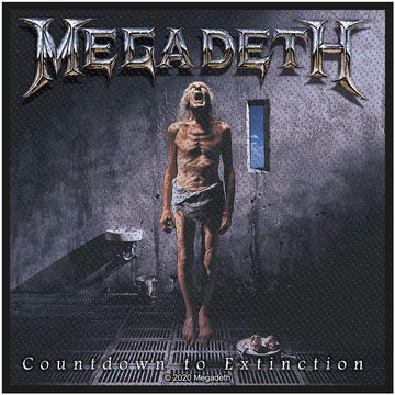 MEGADETH STANDARD PATCH: COUNTDOWN TO EXTINCTION