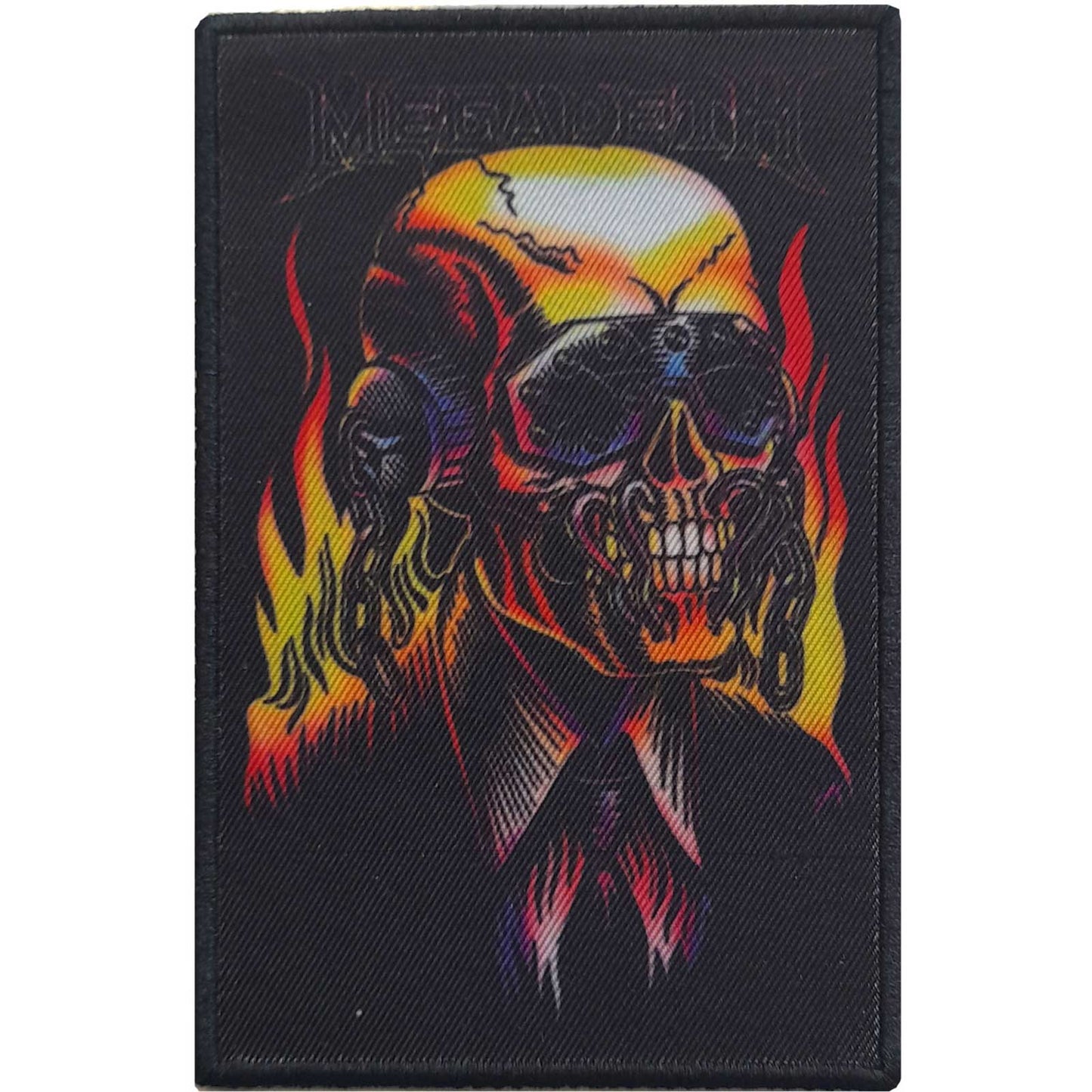 Megadeth Standard Patch Flaming Vic