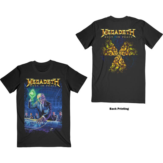 MEGADETH UNISEX T-SHIRT: RUST IN PEACE 30TH ANNIVERSARY
