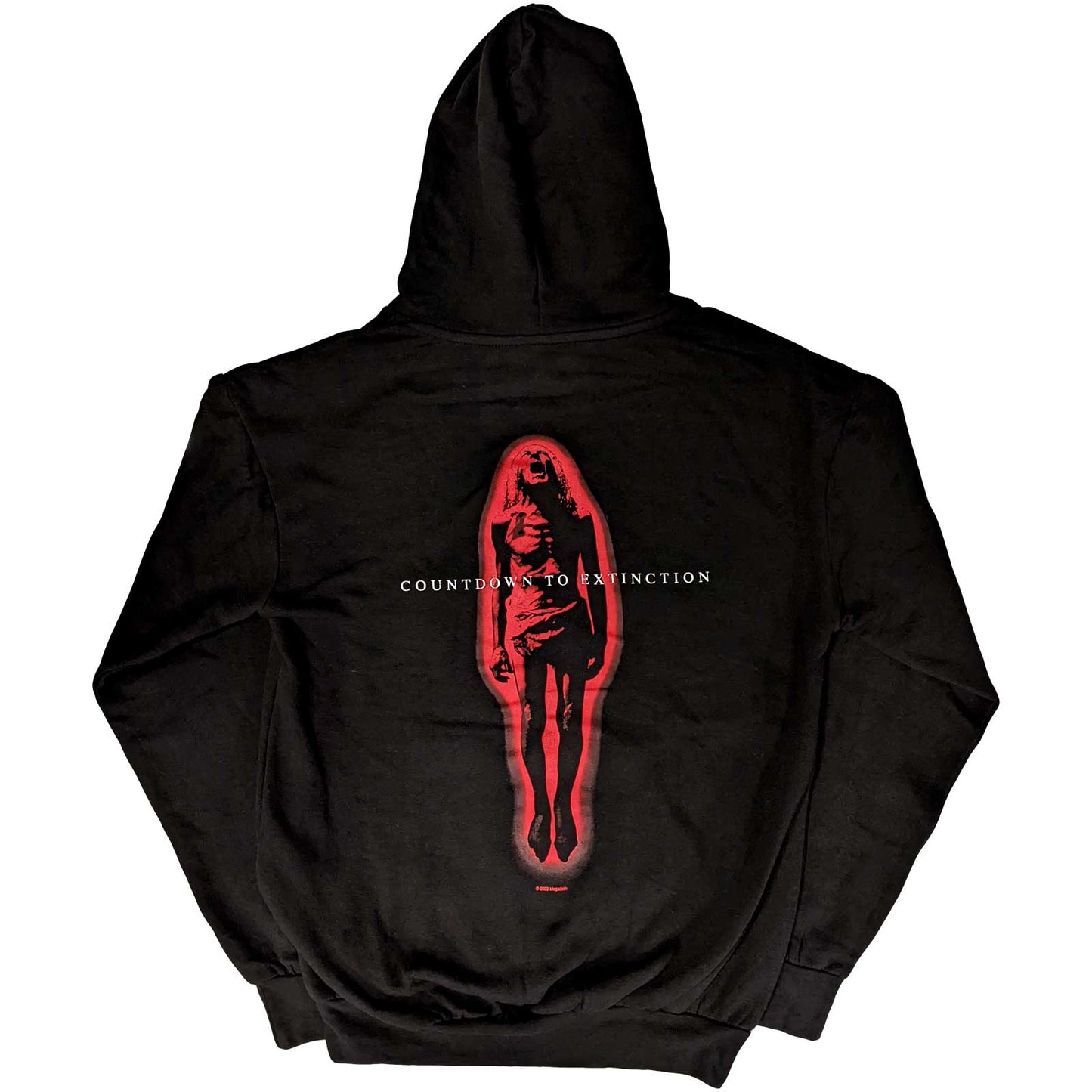 MEGADETH UNISEX PULLOVER HOODIE: COUNTDOWN TO EXTINCTION