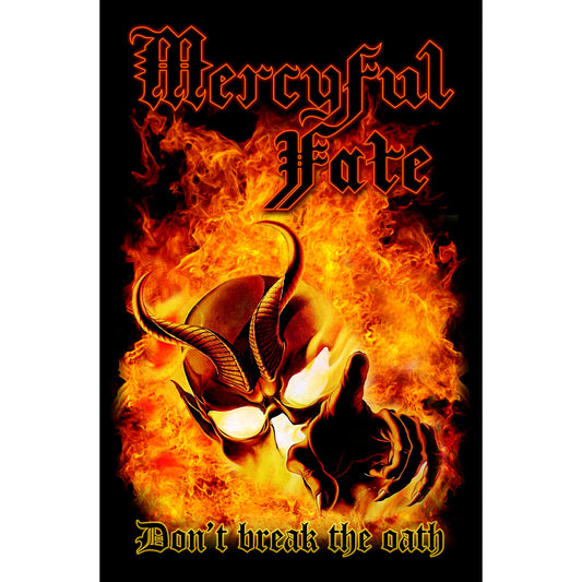 MERCYFUL FATE TEXTILE POSTER: DON'T BREAK THE OATH
