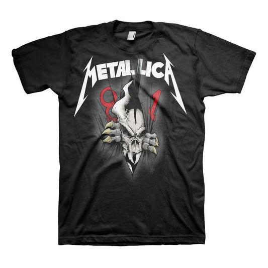 METALLICA UNISEX T-SHIRT: 40TH ANNIVERSARY RIPPER