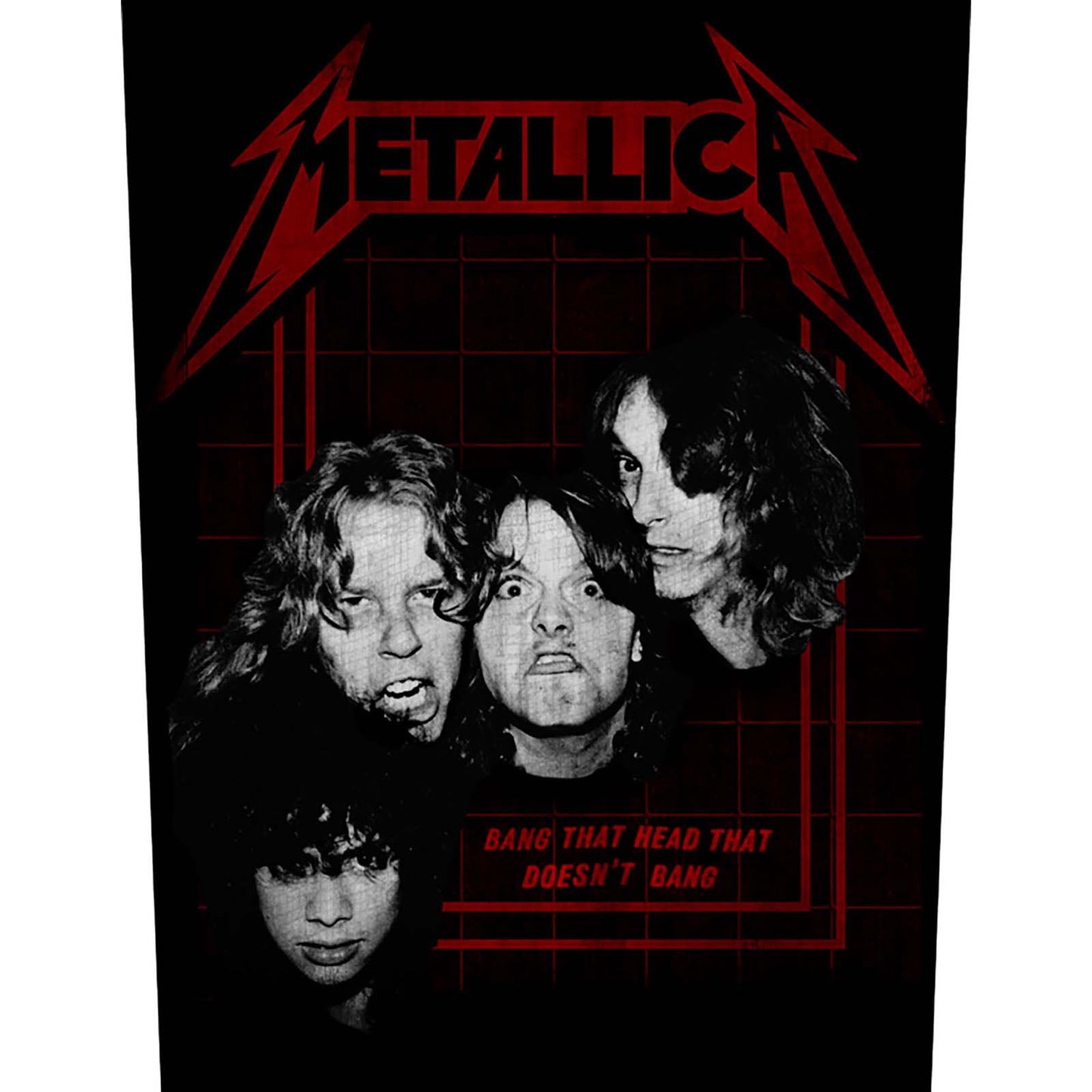 METALLICA BACK PATCH: BANG THAT HEAD