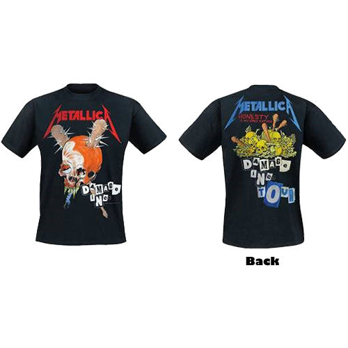 METALLICA UNISEX T-SHIRT: DAMAGE INC