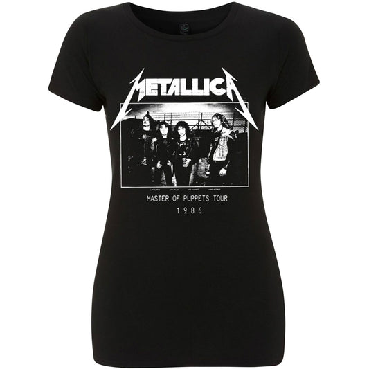 METALLICA LADIES T-SHIRT: MOP PHOTO DAMAGE INC TOUR