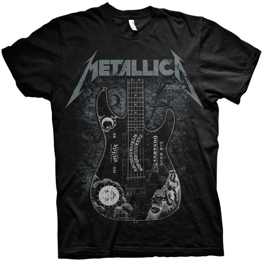 METALLICA UNISEX T-SHIRT: HAMMETT OUIJA GUITAR