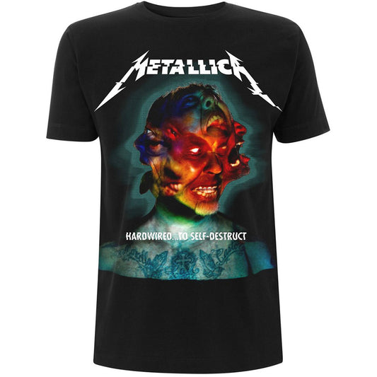 METALLICA UNISEX T-SHIRT: HARDWIRED ALBUM COVER