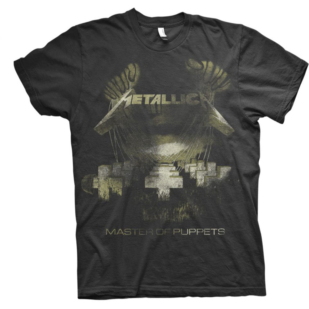 METALLICA UNISEX T-SHIRT: MASTER OF PUPPETS DISTRESSED