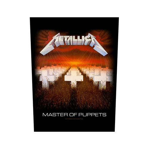 METALLICA BACK PATCH: MASTER OF PUPPETS