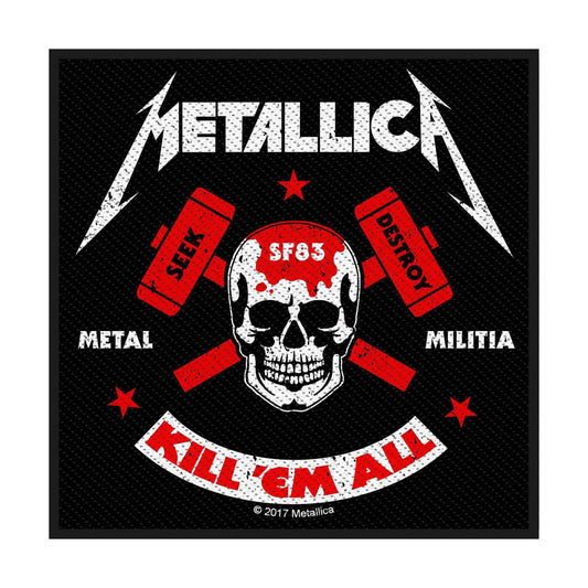 METALLICA STANDARD PATCH: METAL MILITIA