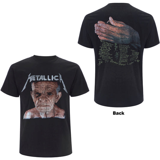 METALLICA UNISEX T-SHIRT: NEVERLAND