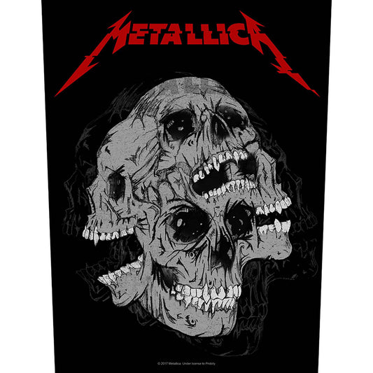 METALLICA BACK PATCH: SKULLS