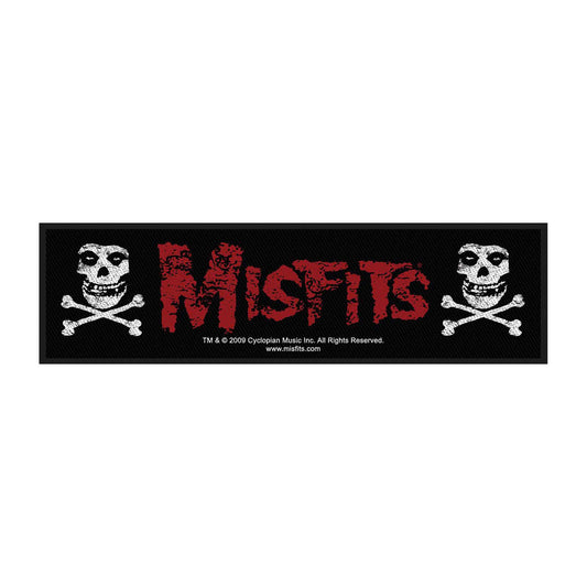 MISFITS SUPER STRIP PATCH: CROSS BONES