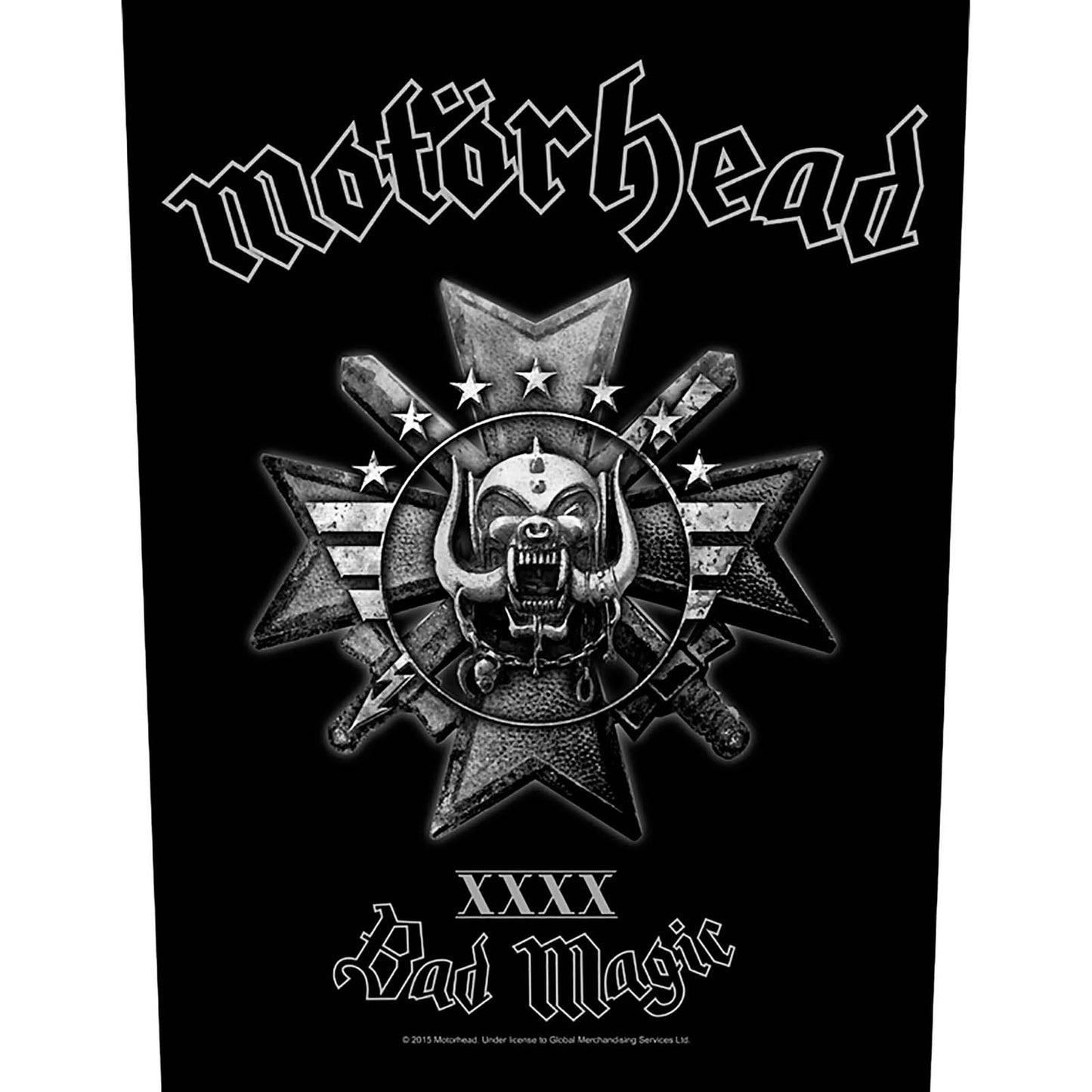 MOTORHEAD BACK PATCH: BAD MAGIC