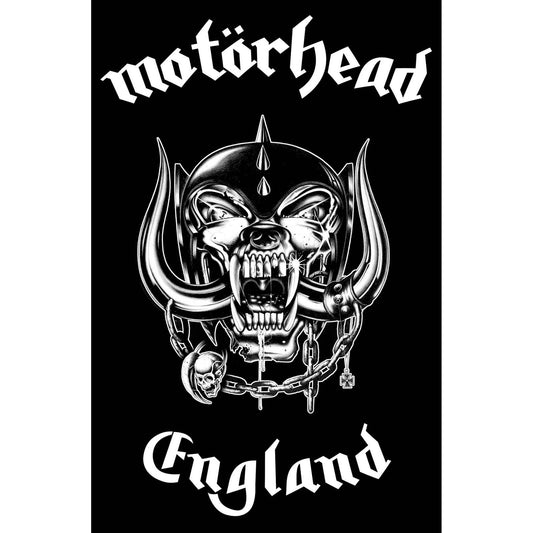 MOTORHEAD TEXTILE POSTER: ENGLAND