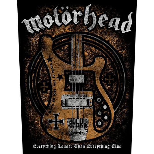MOTORHEAD BACK PATCH: LEMMY'S BASS
