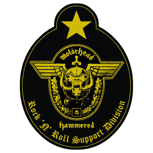 MOTORHEAD STANDARD PATCH: SUPPORT DIVISION CUT-OUT