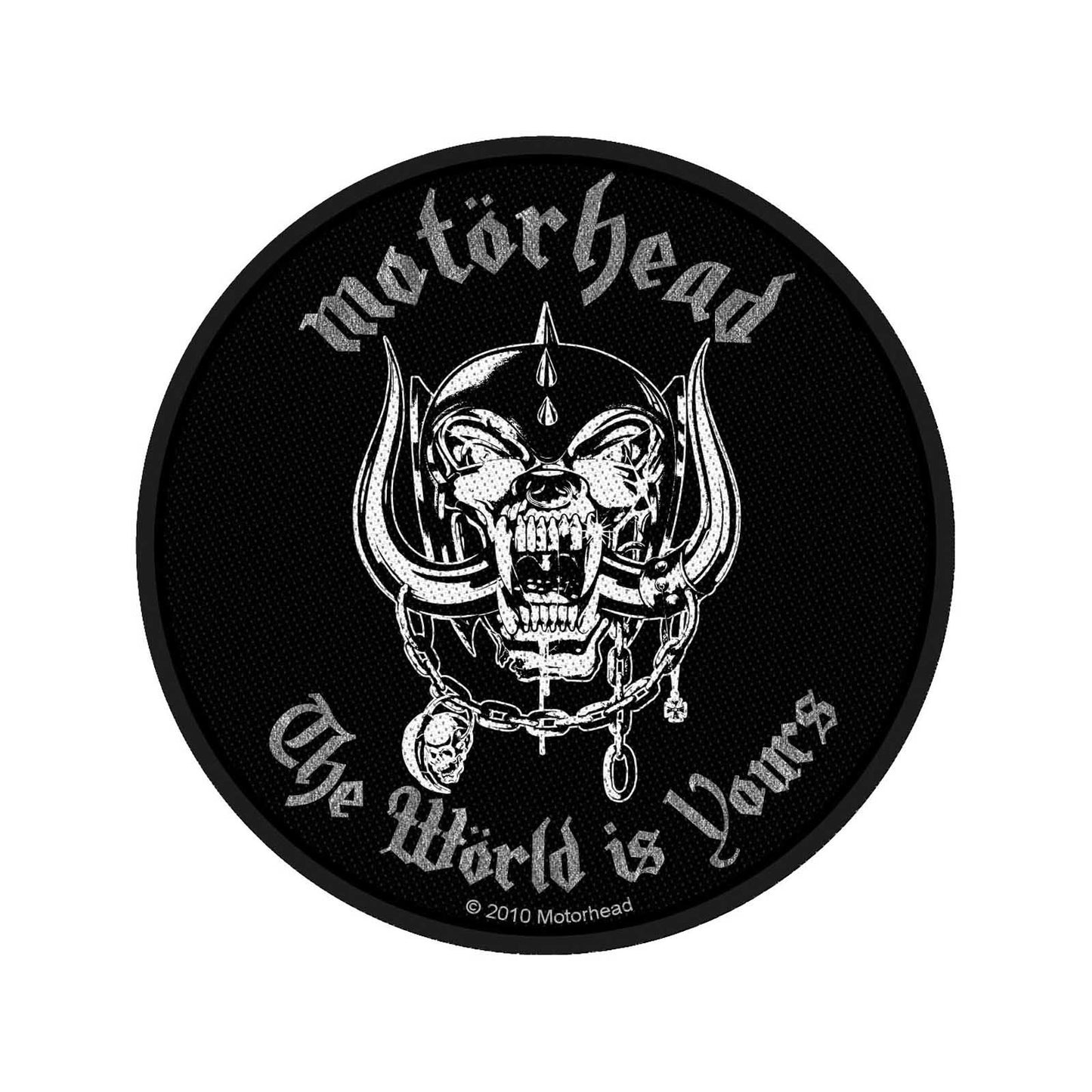 MOTORHEAD STANDARD PATCH: THE WORLD IS YOURS