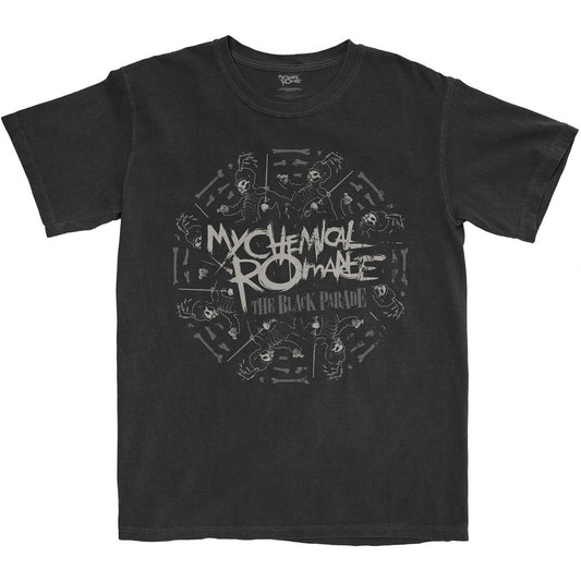 MY CHEMICAL ROMANCE UNISEX T-SHIRT: CIRCLE MARCH